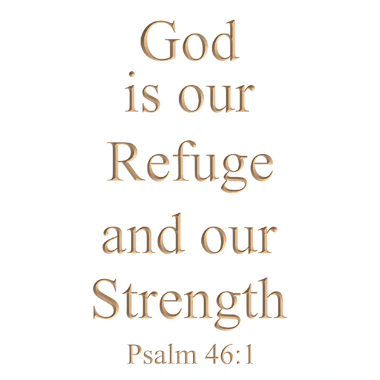 Psalm 46:1 God is our Refuge and Strength